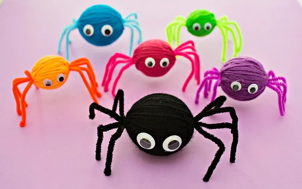 Yarn Spider Craft