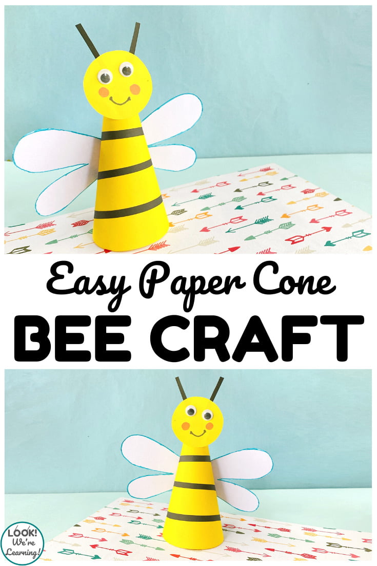 Easy Paper Bee Craft for Kids